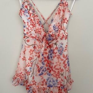 Floral romper!